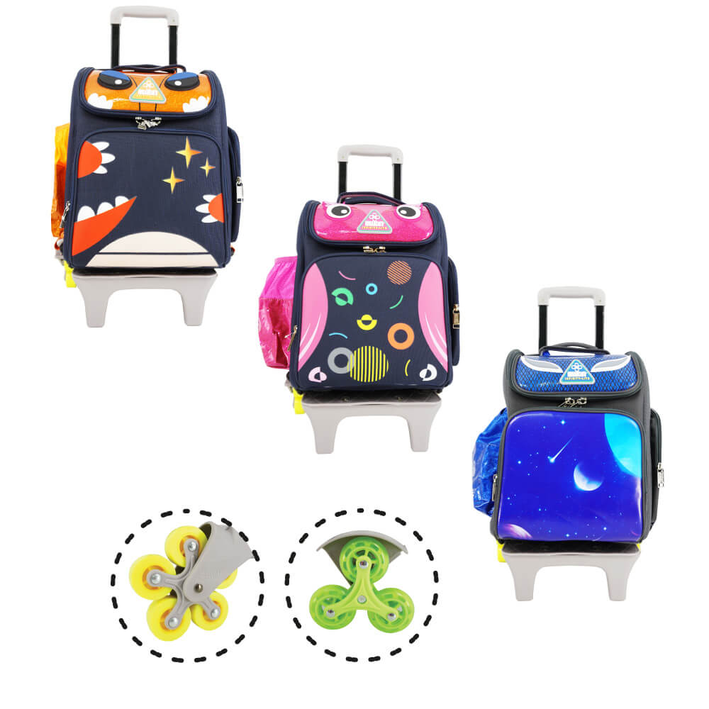 SWAN Infinity Lite Roll Ergonomic Trolley School Bag