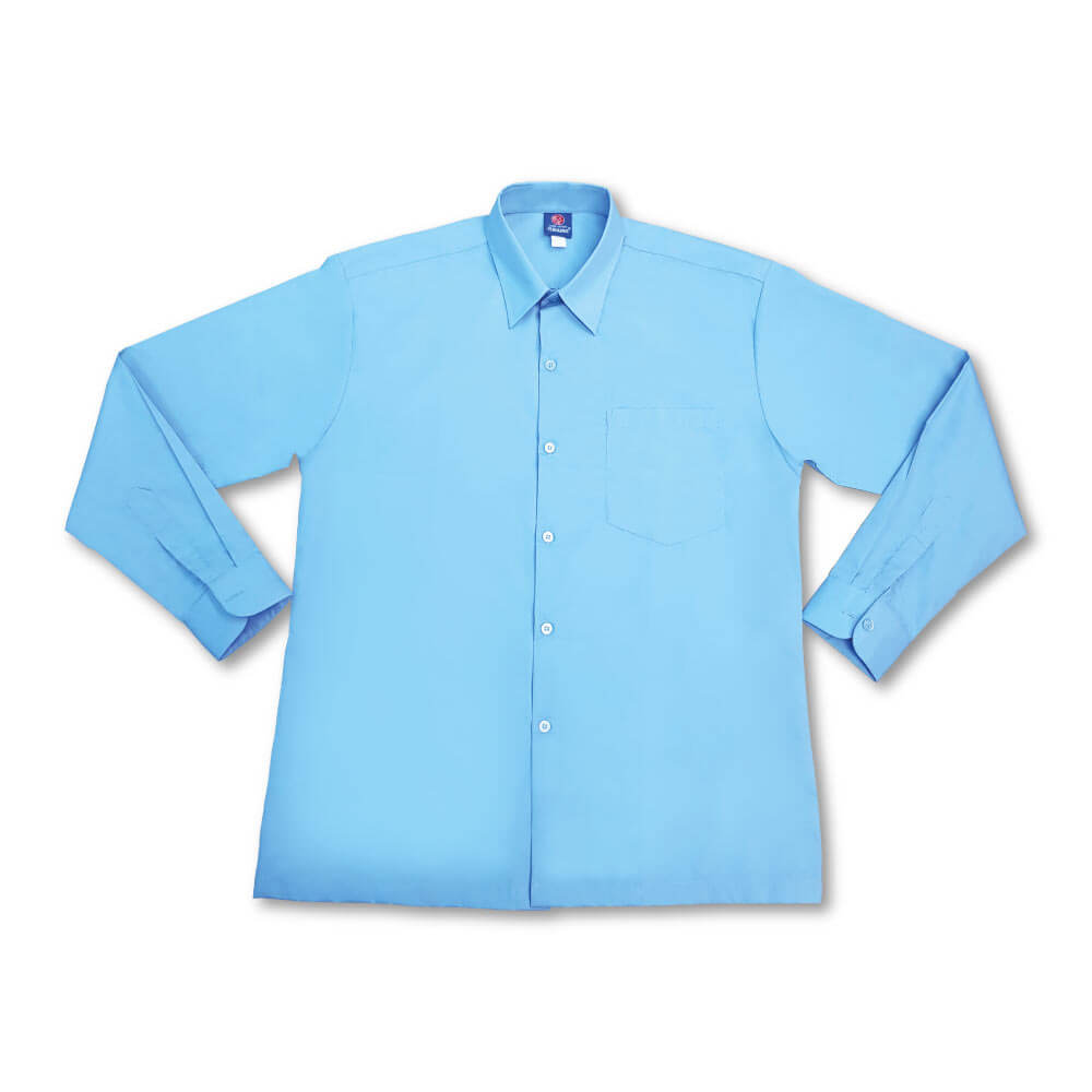 SWAN Premium Blue Shirt Long Sleeve Boy School Uniform