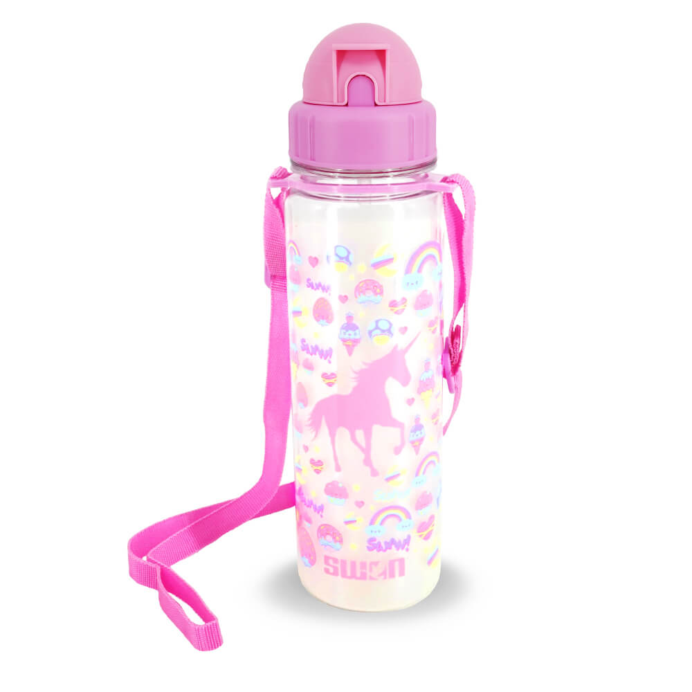 SWAN UNICORN 550ML WATER BOTTLE