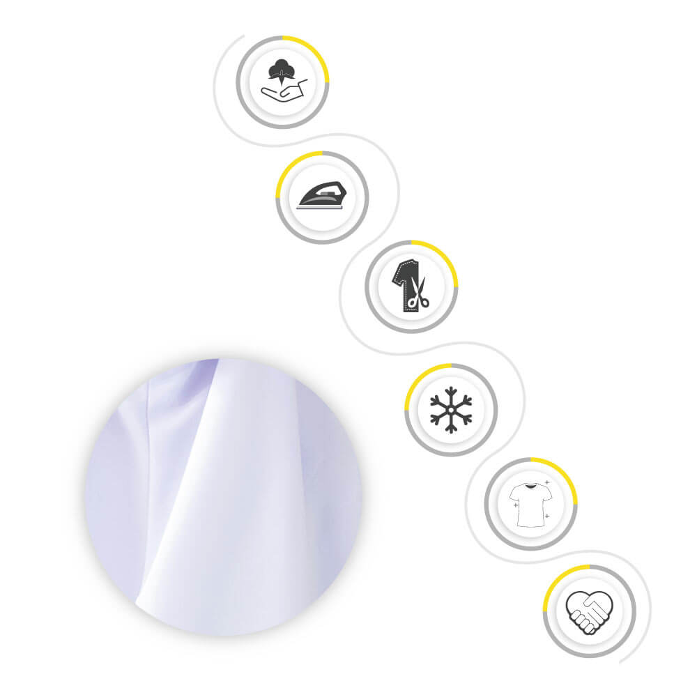 SWAN Premium White Tudung School Uniform