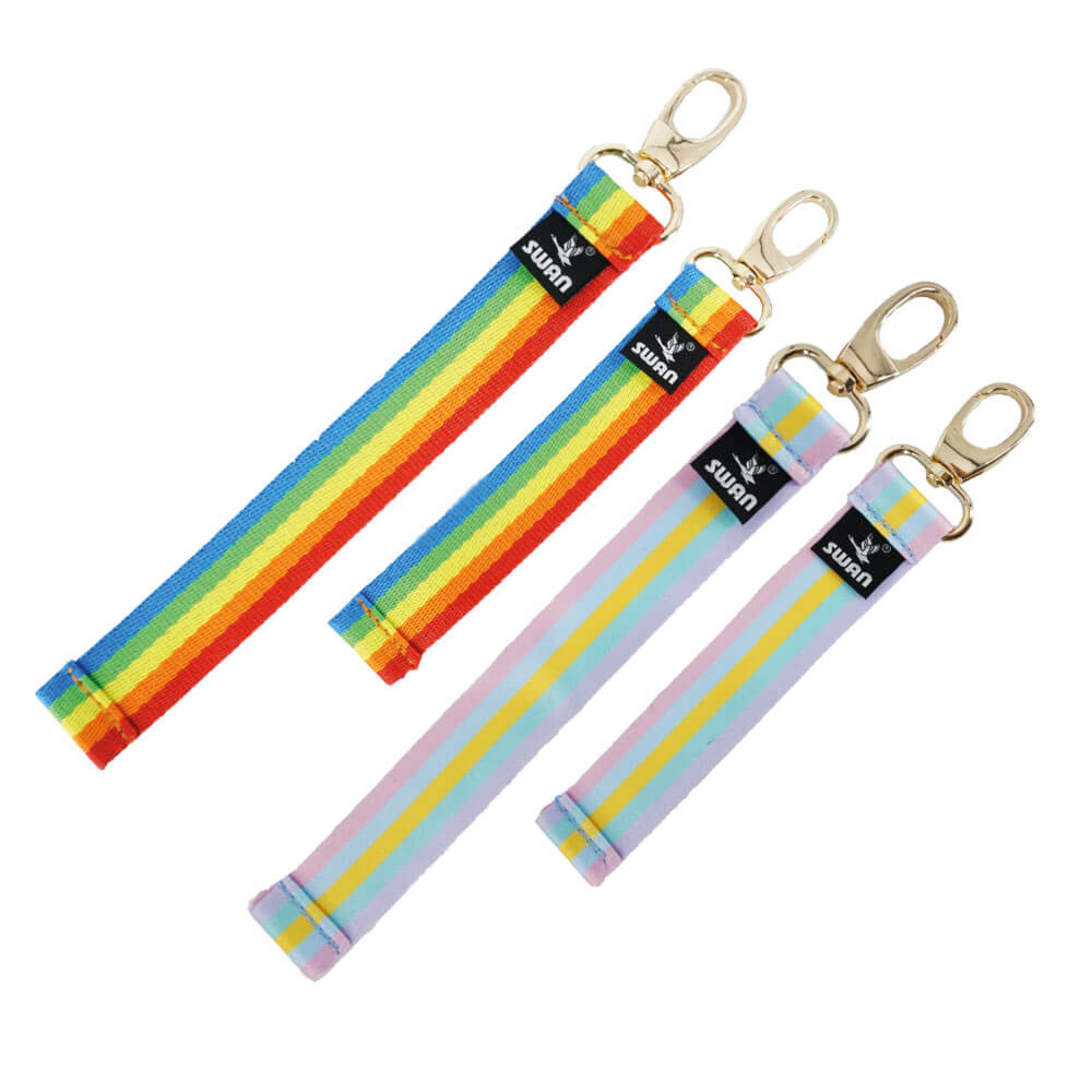 SWAN Name Strap Personalized Keychain