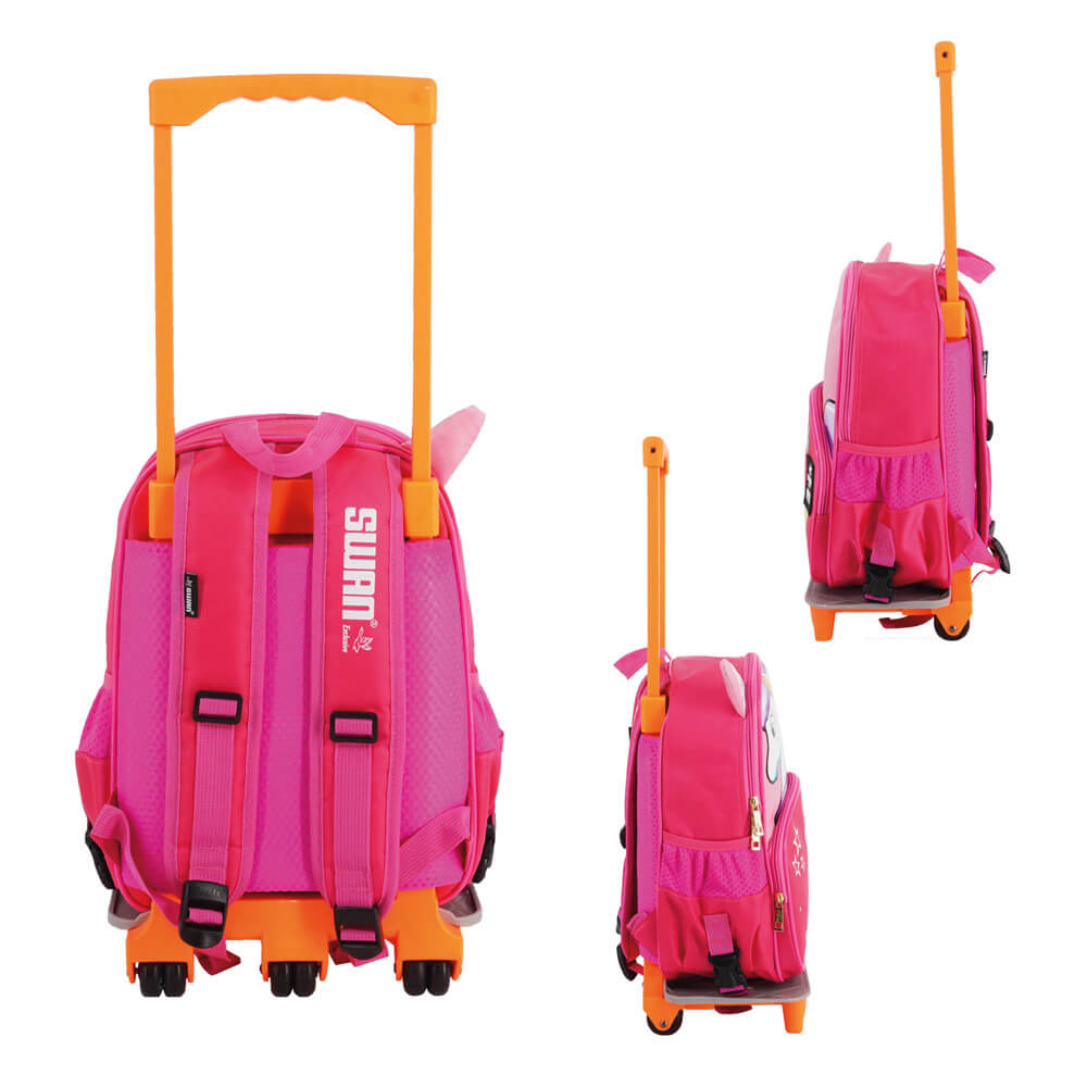 SWAN Kids Kindergarten Detachable Trolley Bag