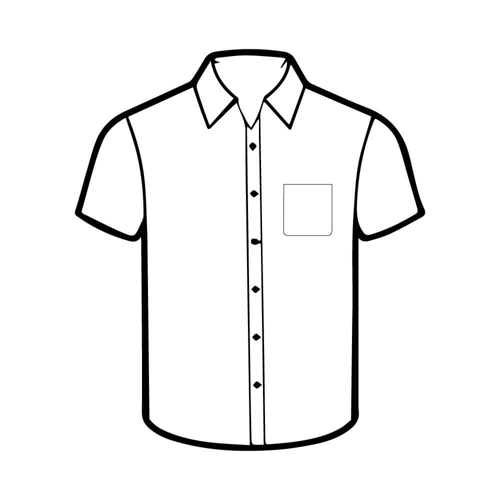 SWAN Premium Blue Shirt Short Sleeve Boy School Uniform