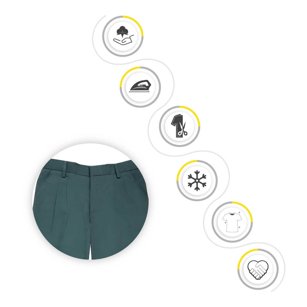 SWAN Premium Green Long Pants School Uniform