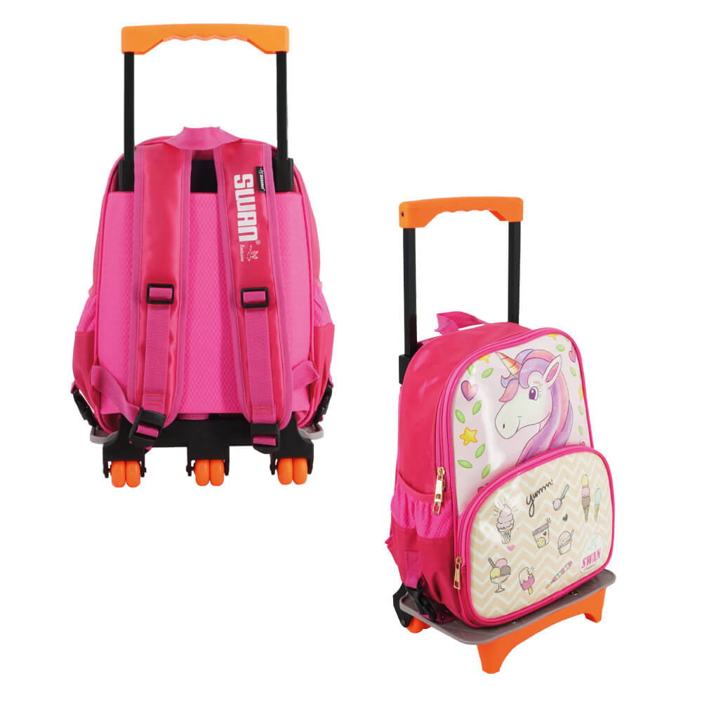 SWAN Kids Kindergarten Detachable Trolley Bag