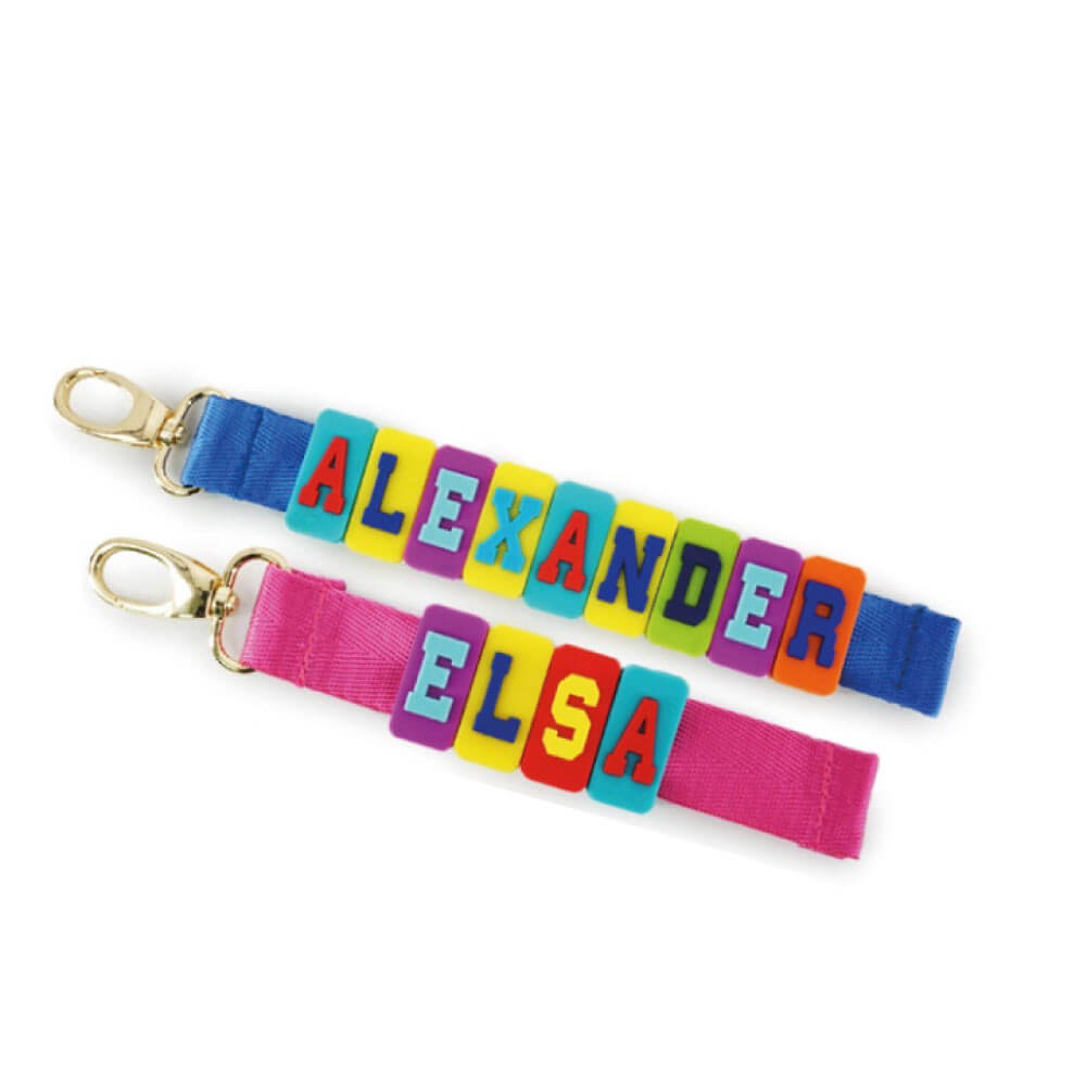SWAN Name Strap Personalized Keychain