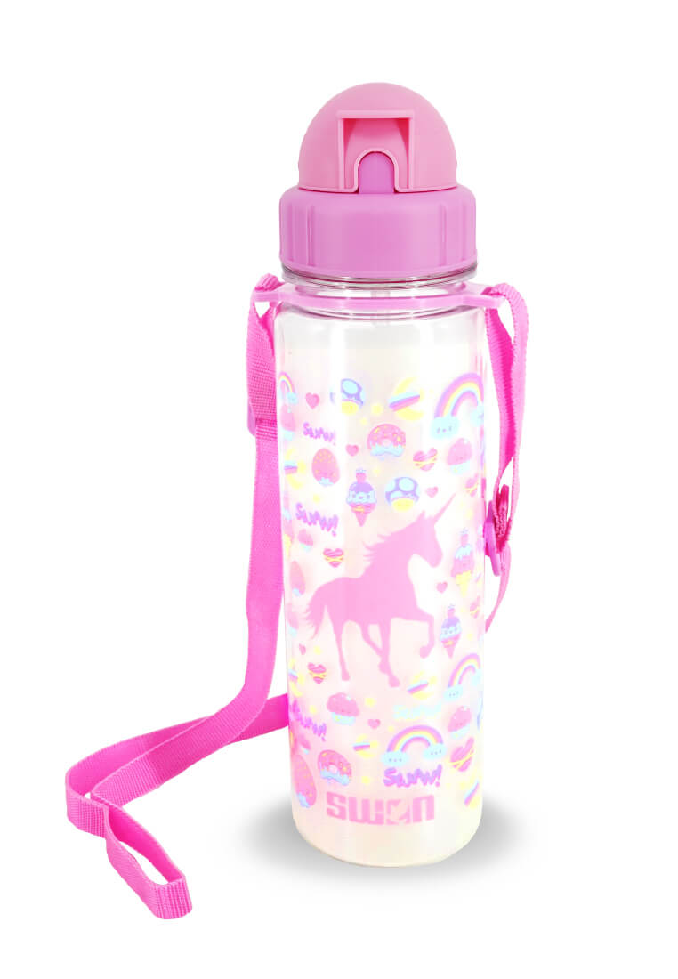 SWAN UNICORN 550ML WATER BOTTLE