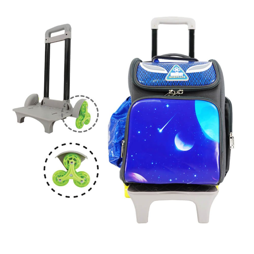 SWAN Infinity Lite Roll Ergonomic Trolley School Bag