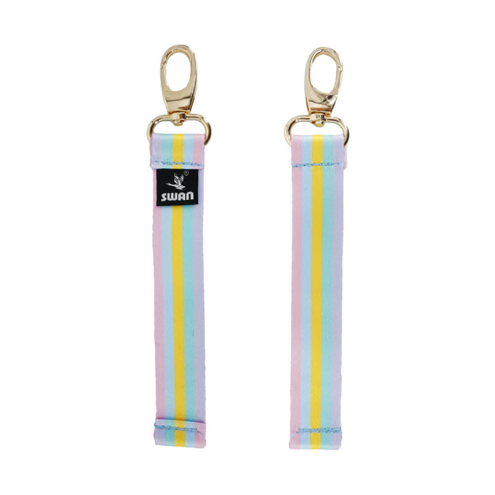 SWAN Name Strap Personalized Keychain