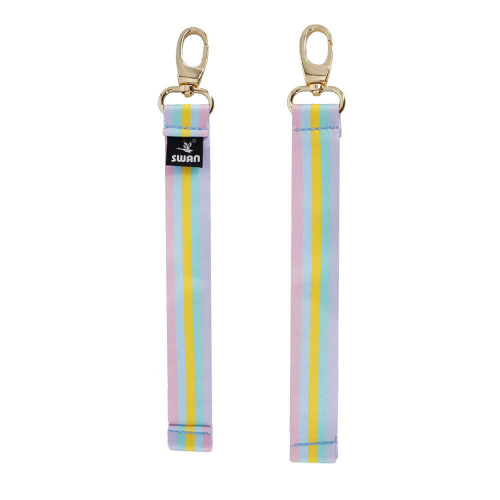 SWAN Name Strap Personalized Keychain