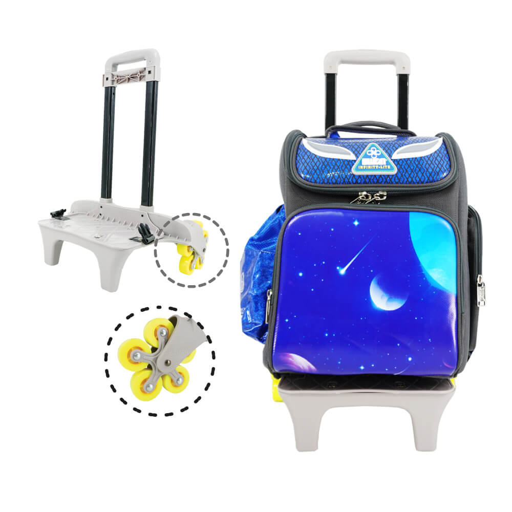 SWAN Infinity Lite Roll Ergonomic Trolley School Bag