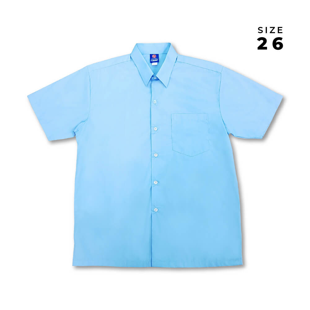 SWAN Premium Blue Shirt Short Sleeve Boy School Uniform