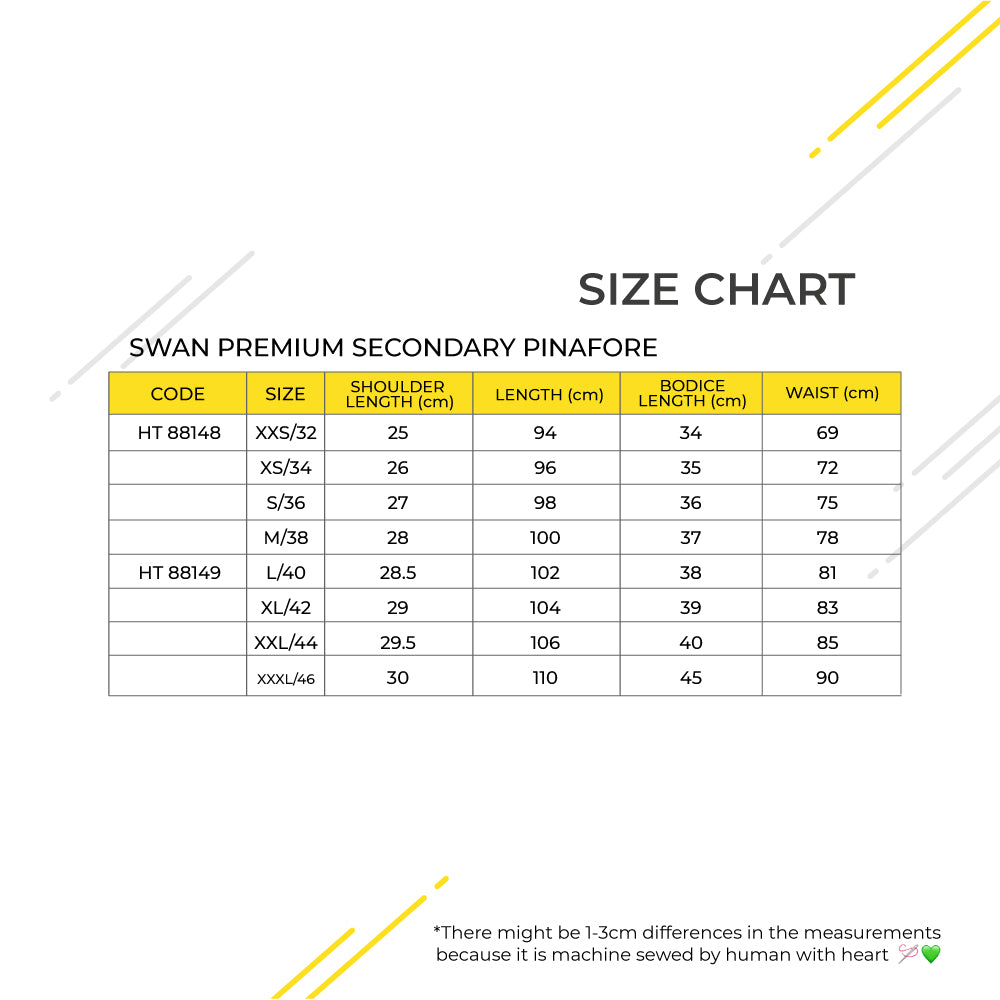 SWAN Premium Pinafore Secondary School Uniform