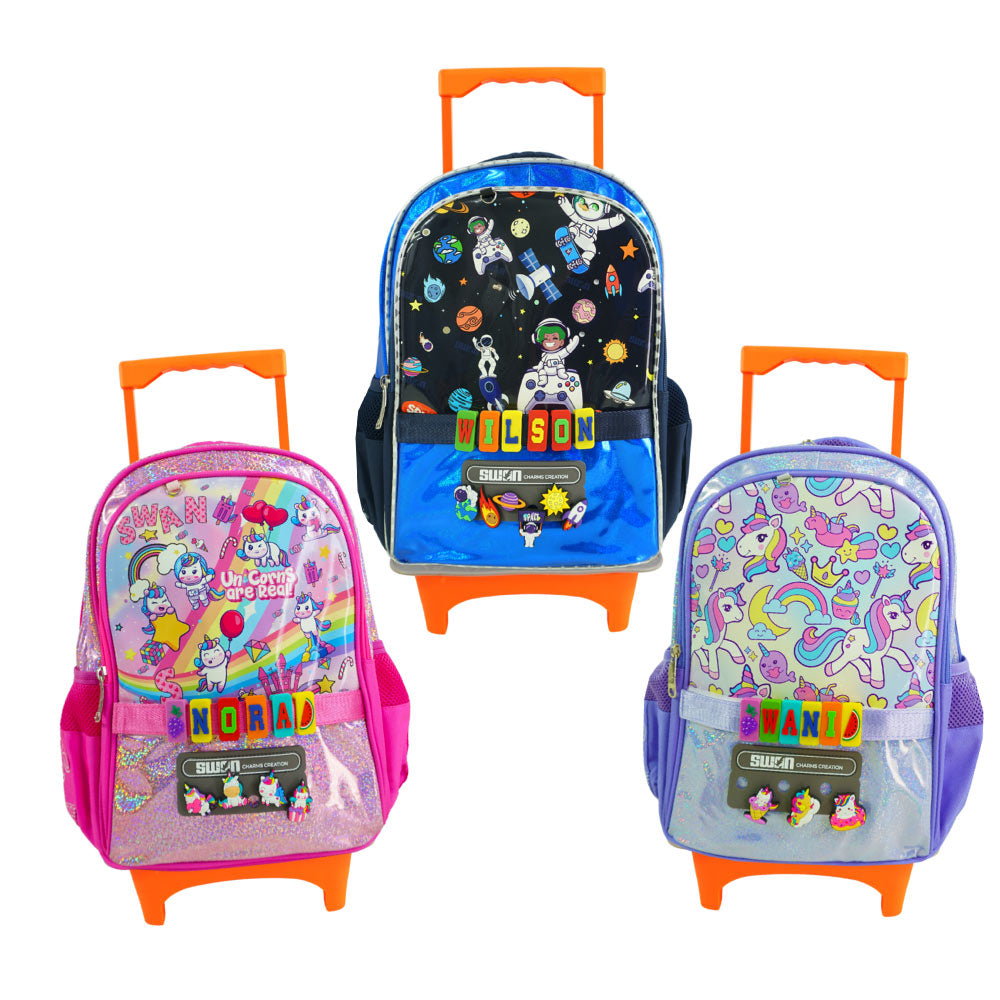 SWAN Shine (L1) Trolley School Bag  Beg Sekolah Beroda