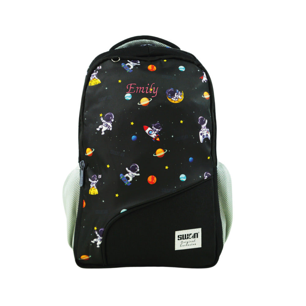 Swan Abstract Smile School Bag (L1) Backpack