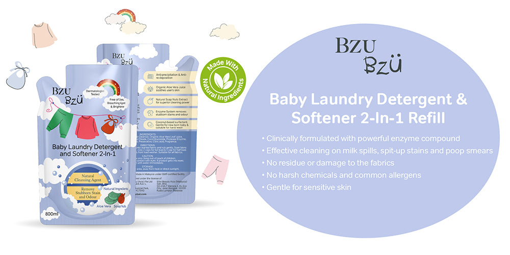 BZU BZU Baby Laundry Detergent and Softener Bundle Deal
