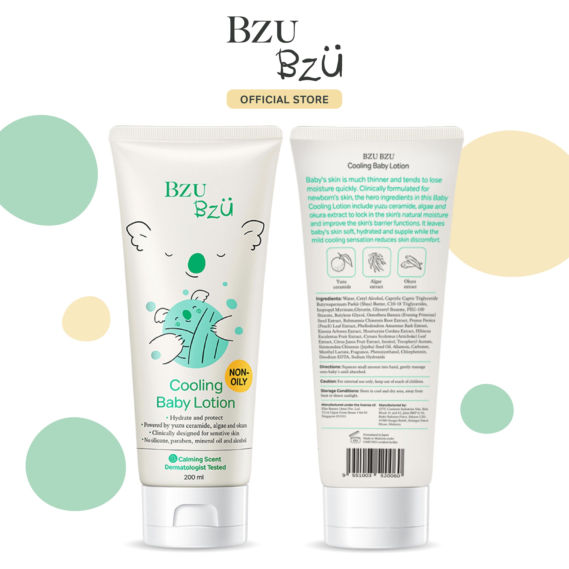 BZU BZU Cooling Baby Lotion (200ml)