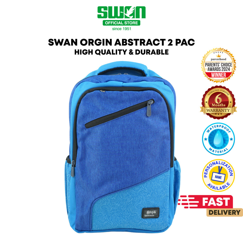 Swan Abstract 2 Smile XL School Backpack
