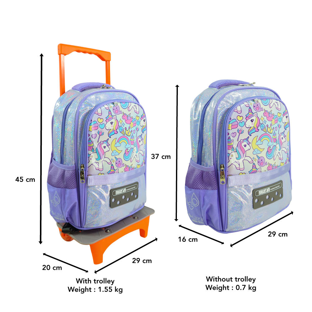SWAN Shine (L1) Trolley School Bag  Beg Sekolah Beroda