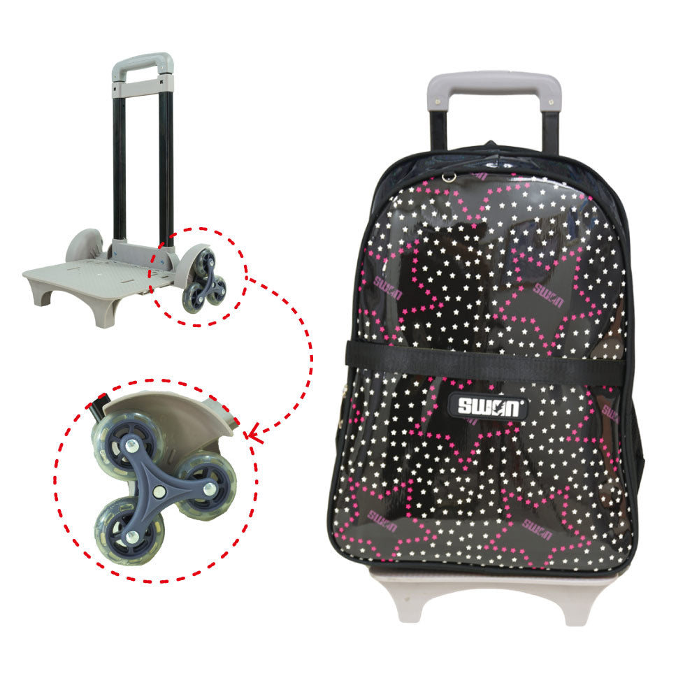 Swan Shine XL Trolley School Bag