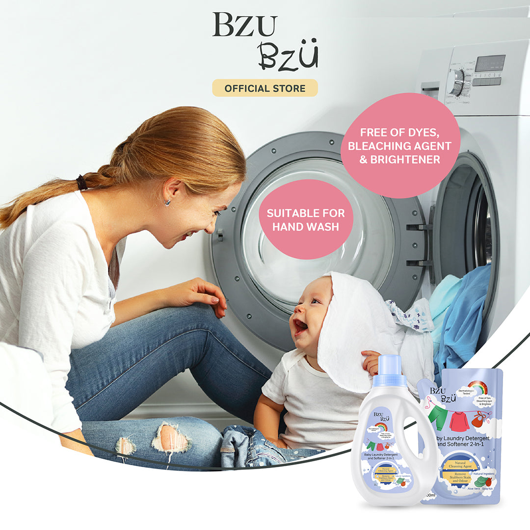 BZU BZU Baby Laundry Detergent and Softener (800ml)