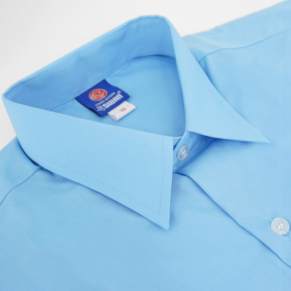 SWAN Premium Blue Shirt Short Sleeve Boy School Uniform