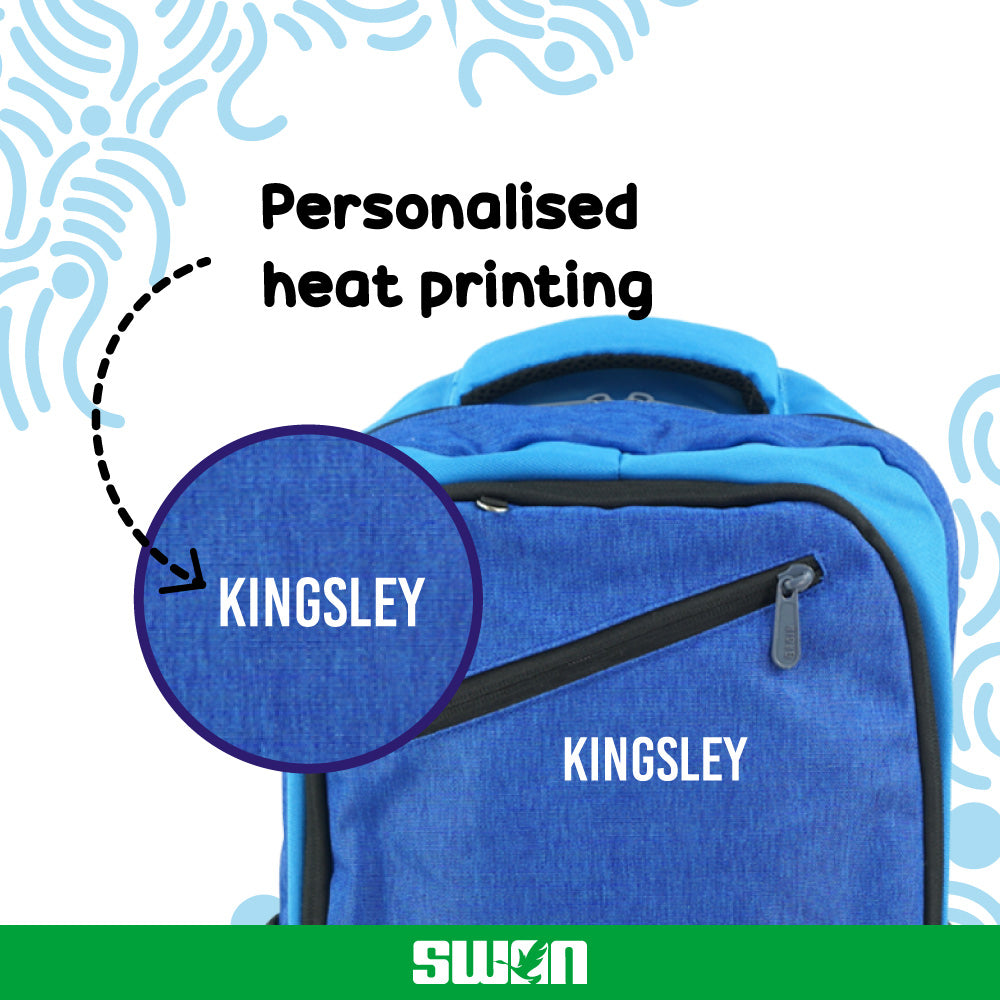 Swan Abstract 2 Smile XL School Backpack