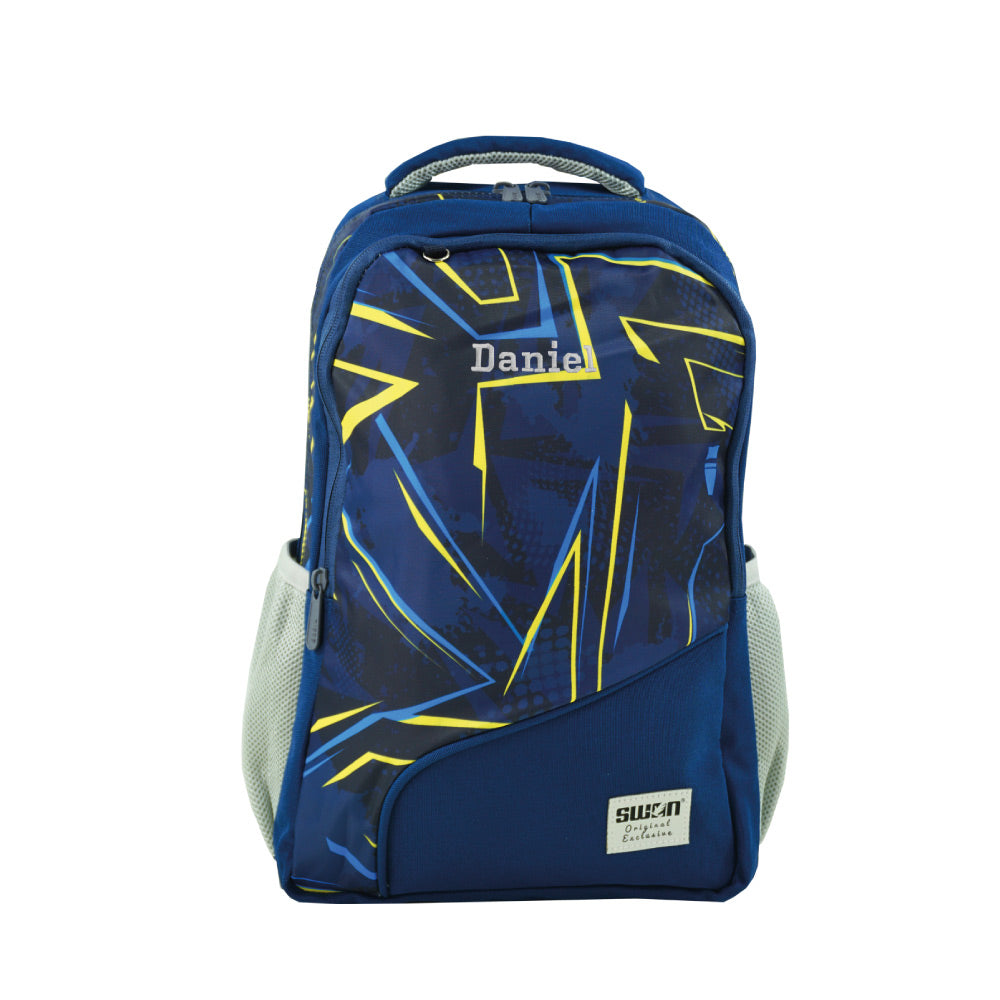 Swan Abstract Smile School Bag (L1) Backpack