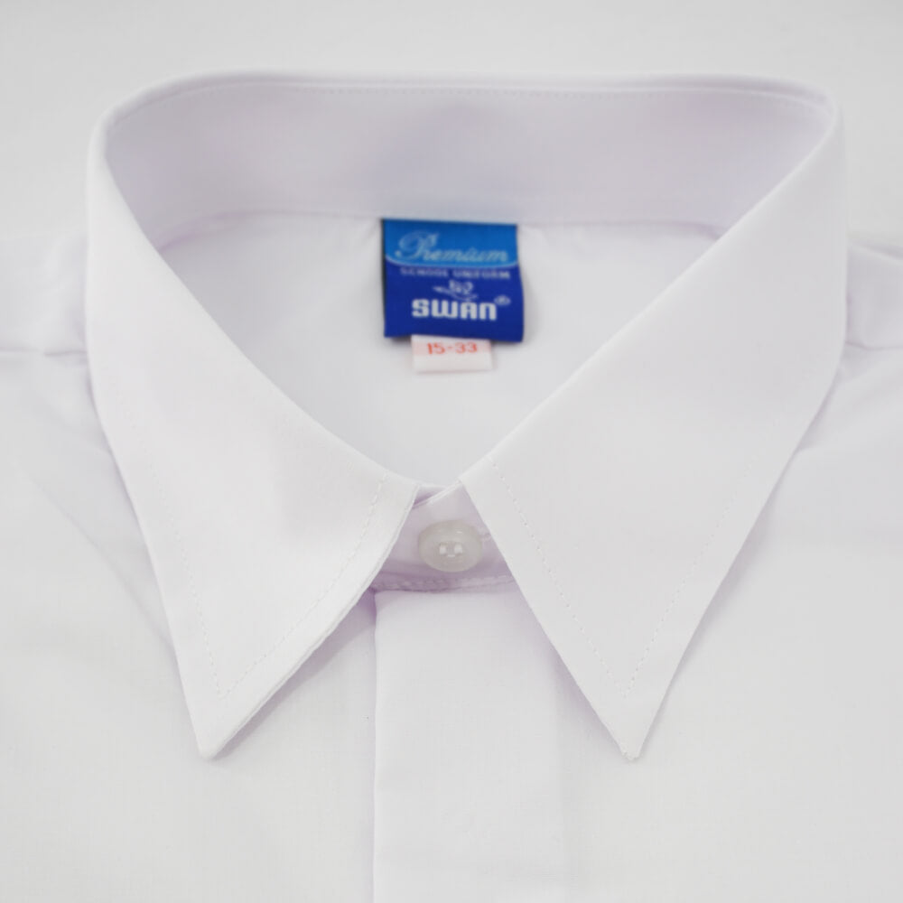 SWAN Premium White Shirt Long Sleeve Boy School Uniform