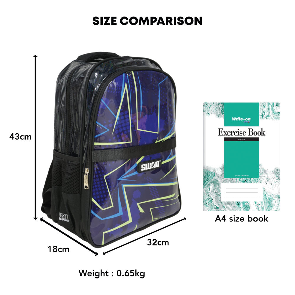 Swan Shine XL School Bag