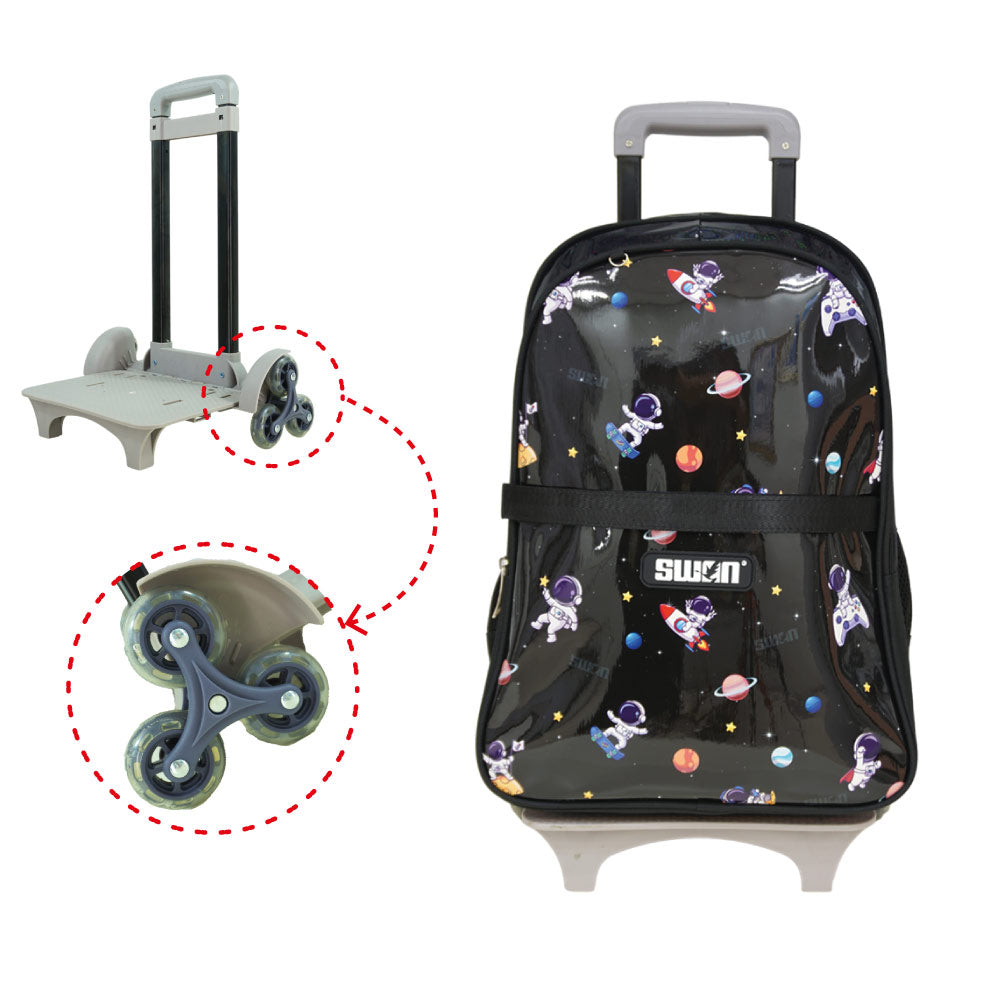 Swan Shine XL Trolley School Bag