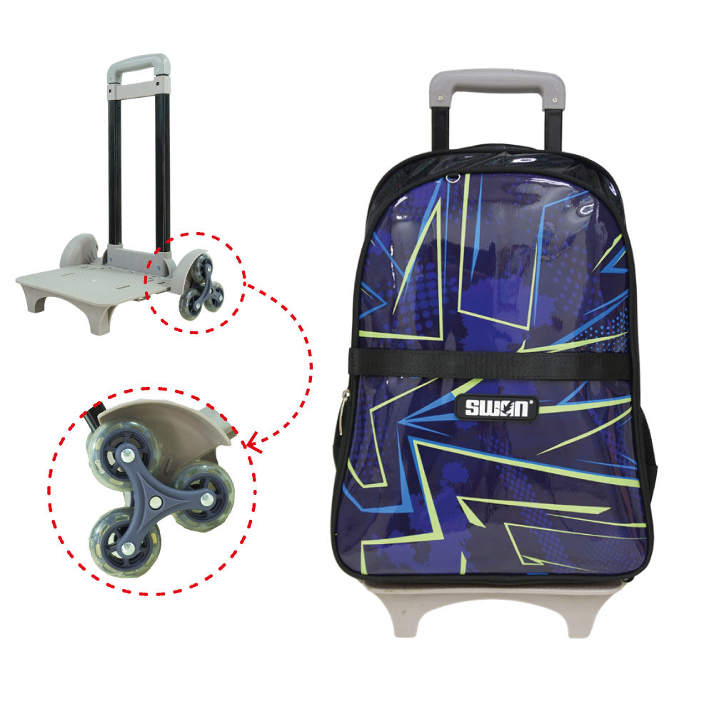 Swan Shine XL Trolley School Bag