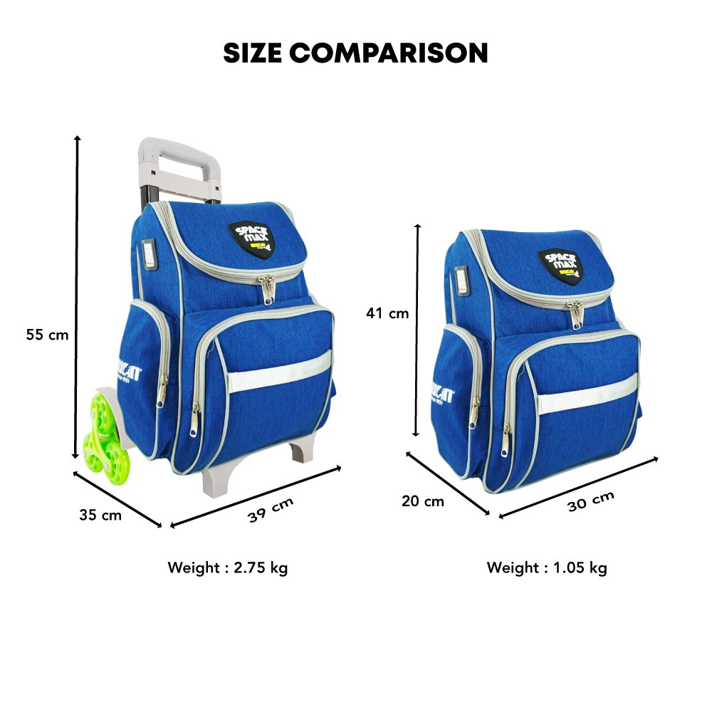 SWAN Space Max (XXL) Trolley School Bag