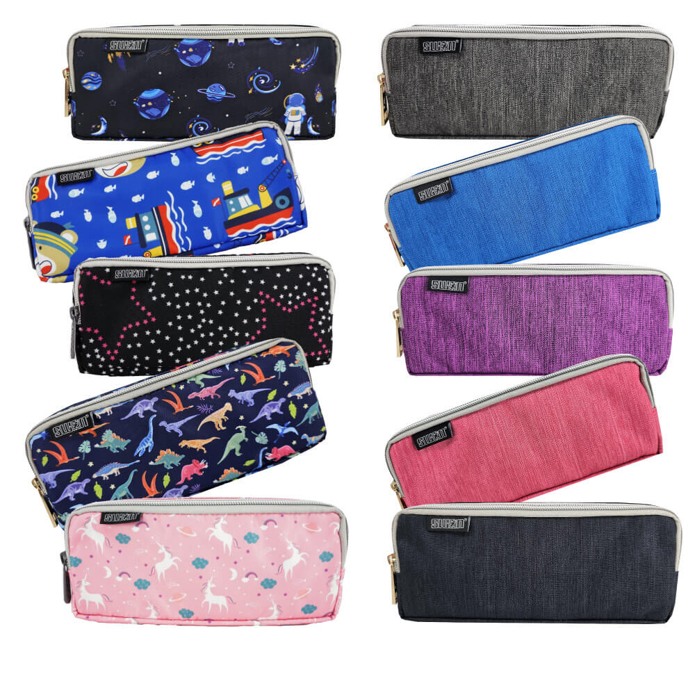 SWAN Pencil Case 2-Layer Large Capacity Stationery School Pouch