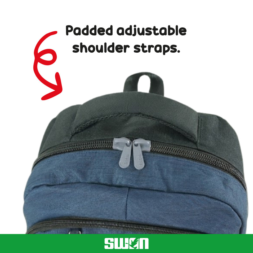 Swan Metal Design 3 Backpack (Heat stamp)