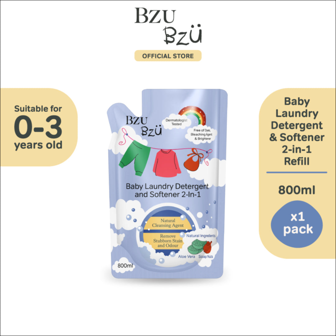 BZU BZU Baby Laundry Detergent and Softener (800ml)