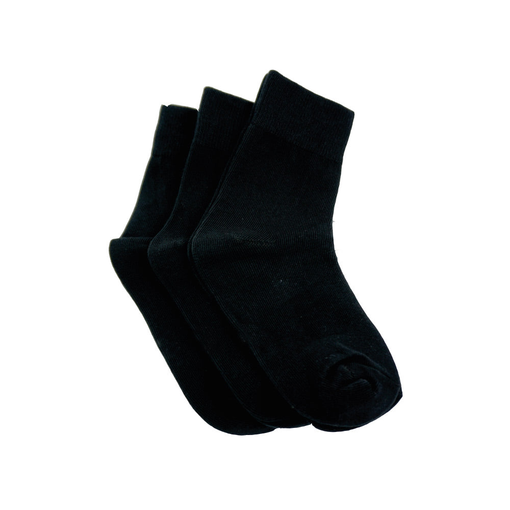 SWAN BLACK SOCKS (3 IN 1)