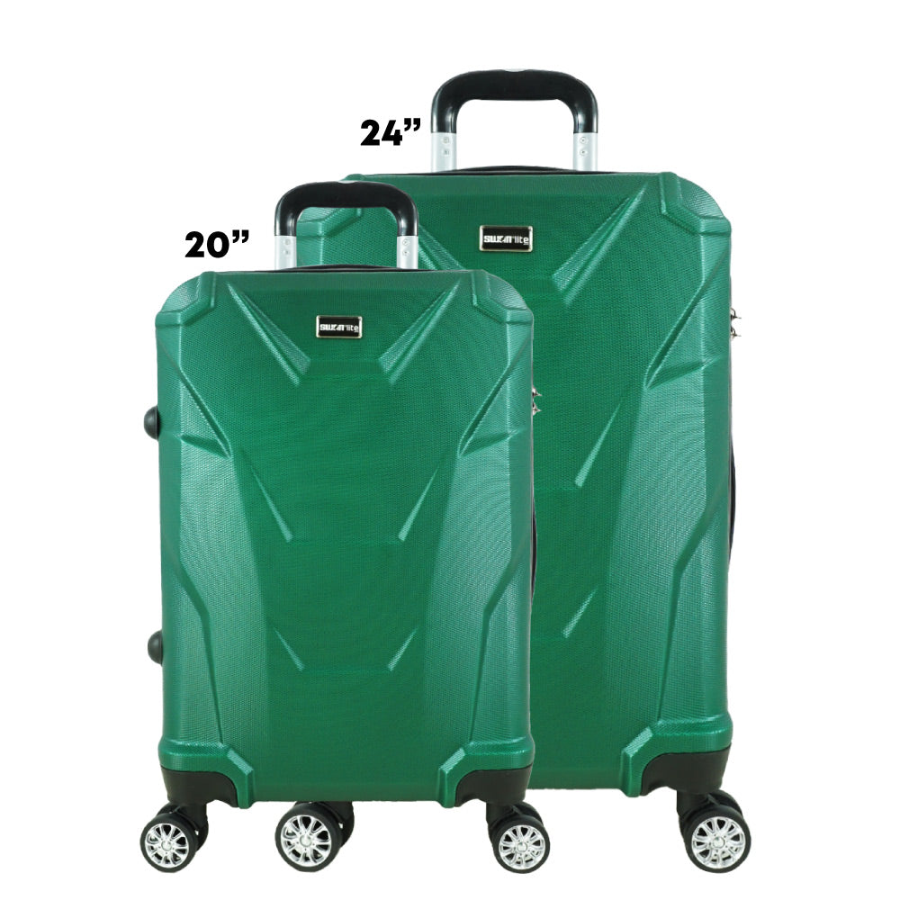 SWAN ABS Luggage 20" & 24" - Green