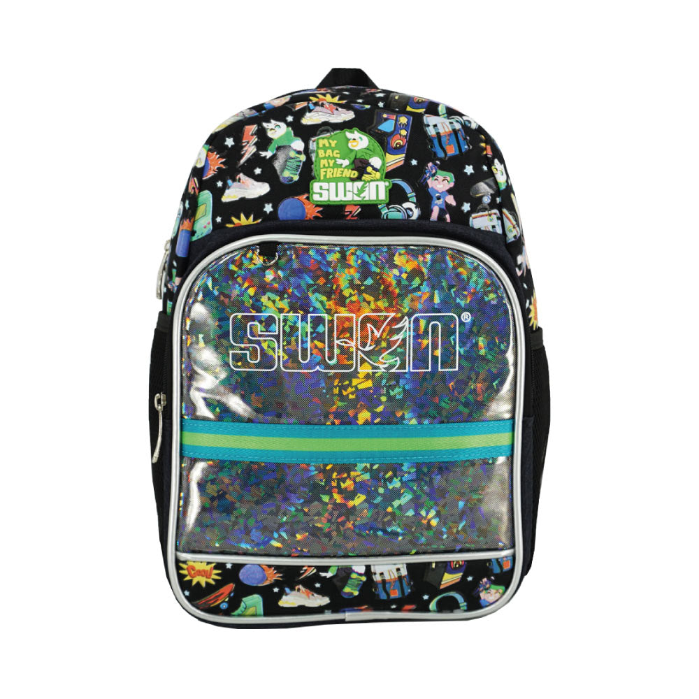 SWAN SMILE POP UP SCHOOL BAG (M)