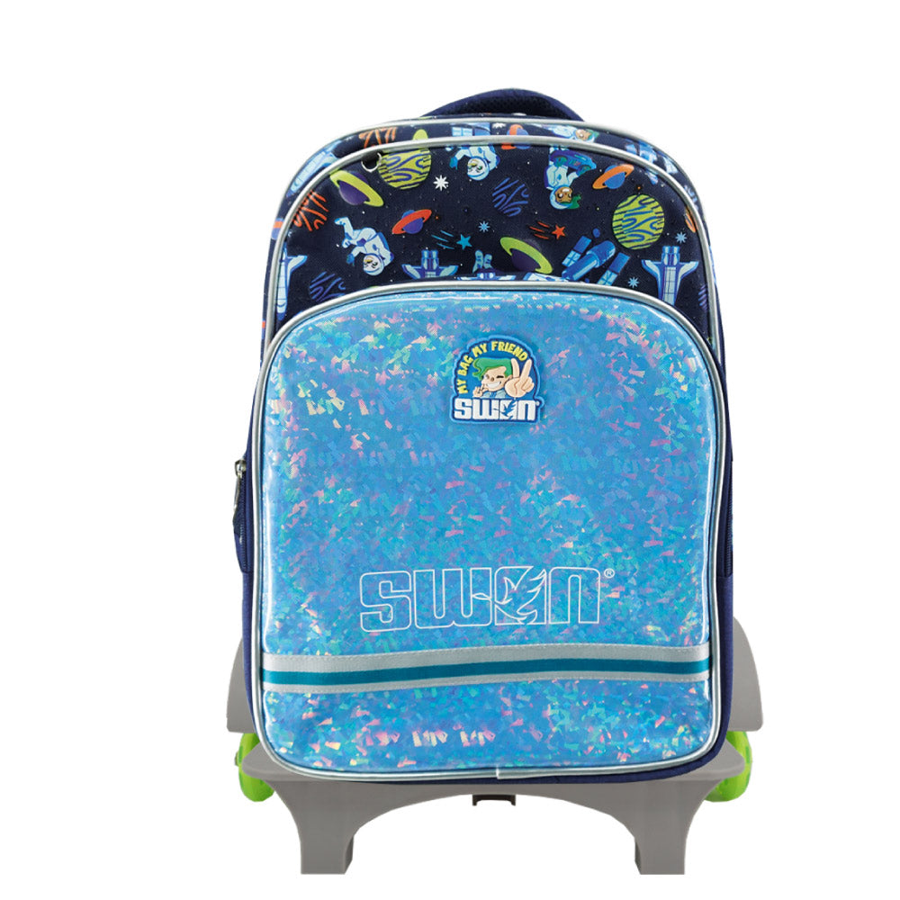 Swan Smile Pop Up Roll School Bag (XXL)