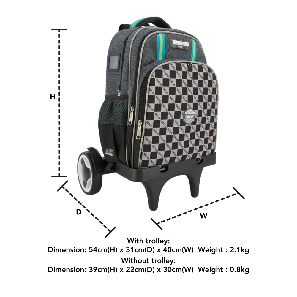 Swan Eco 2 Space Lite Roll (XXL) Trolley School Bag